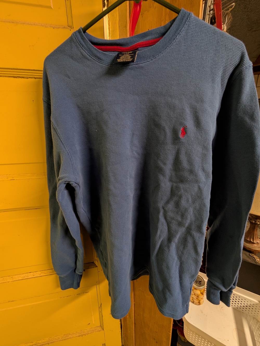 Polo by Ralph Lauren Men's Blue Long-Sleeve